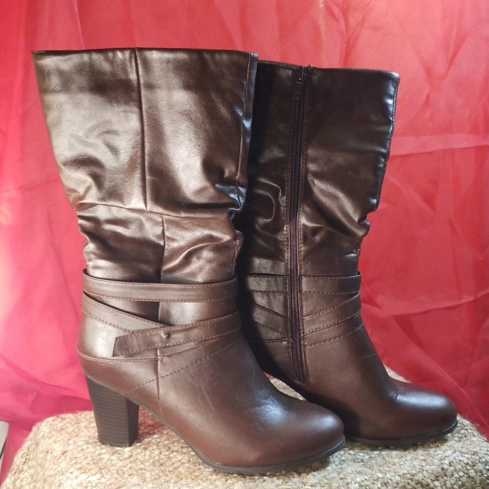 Maurices Vienna Brown 3" Heeled Boot